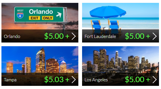image of example special prices on car rentals for popular destinations