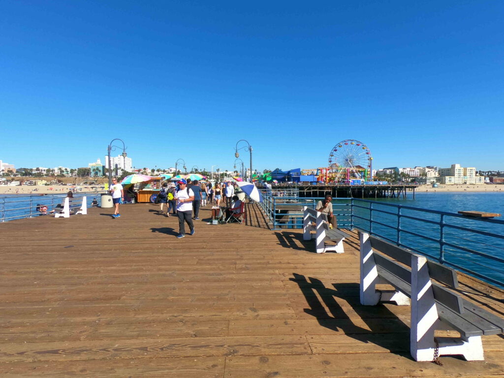Santa Monica pier Los Angeles, California