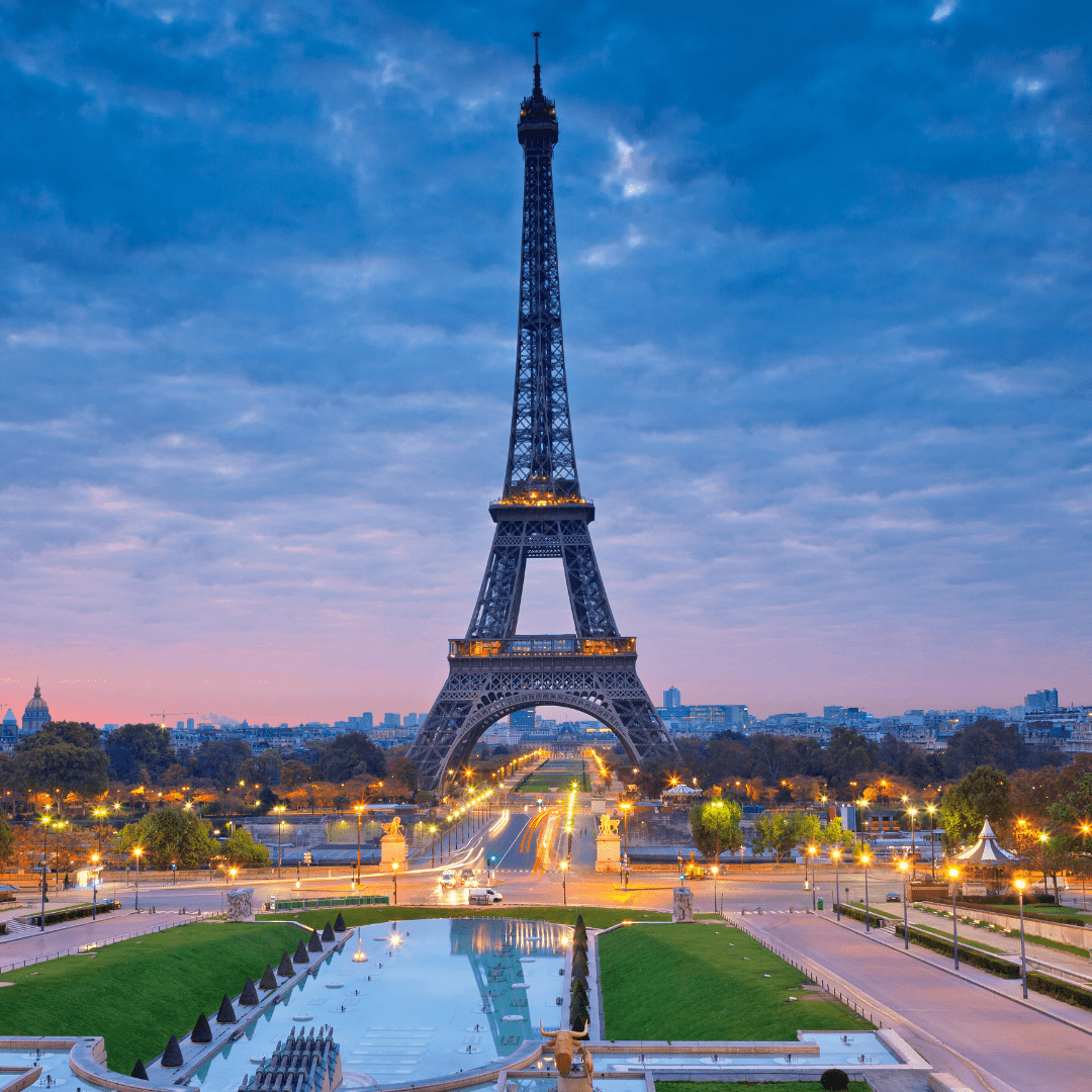 image of the eiffel tower representing the 2024 paris Olympics