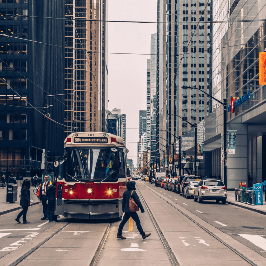 Downtown Toronto Streetcar