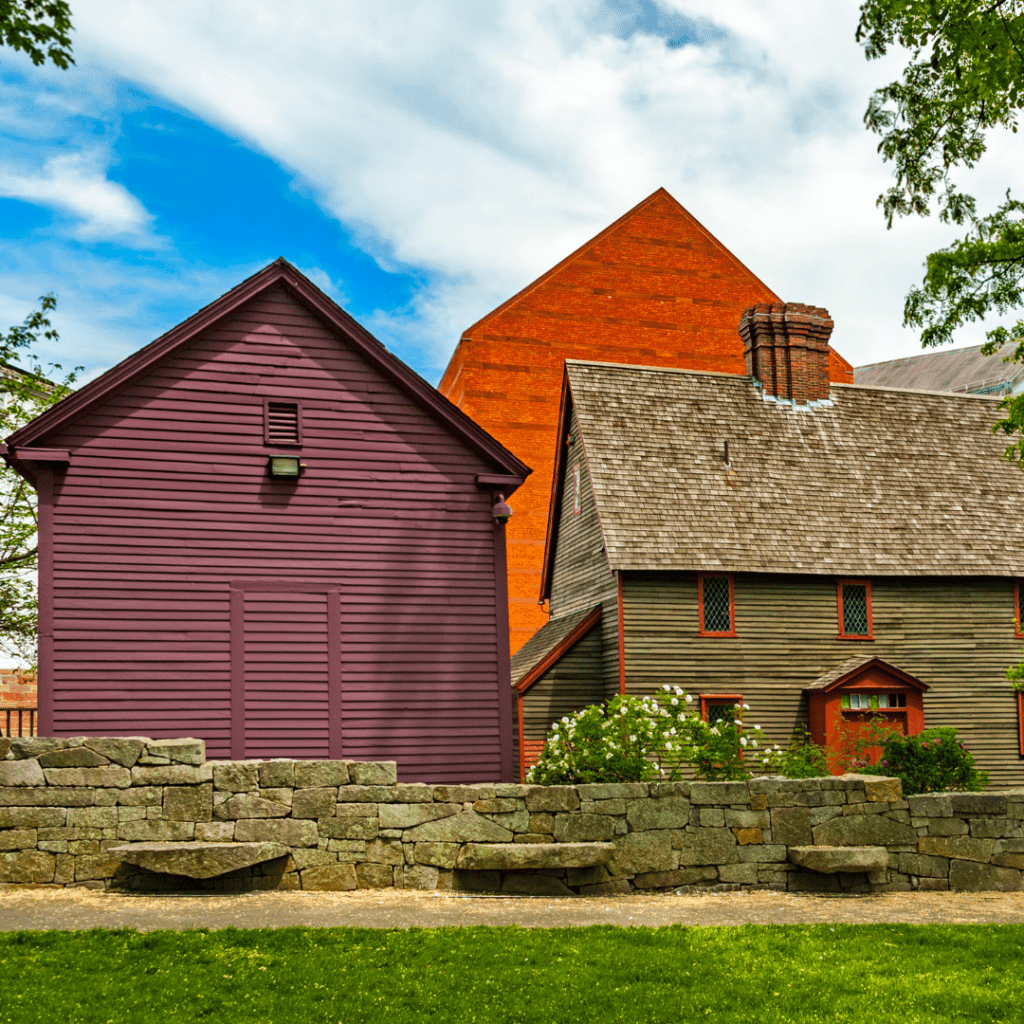 Salem Witch Trial memorial in Salem Massachusetts representing a place to go on a Halloween Road Trip