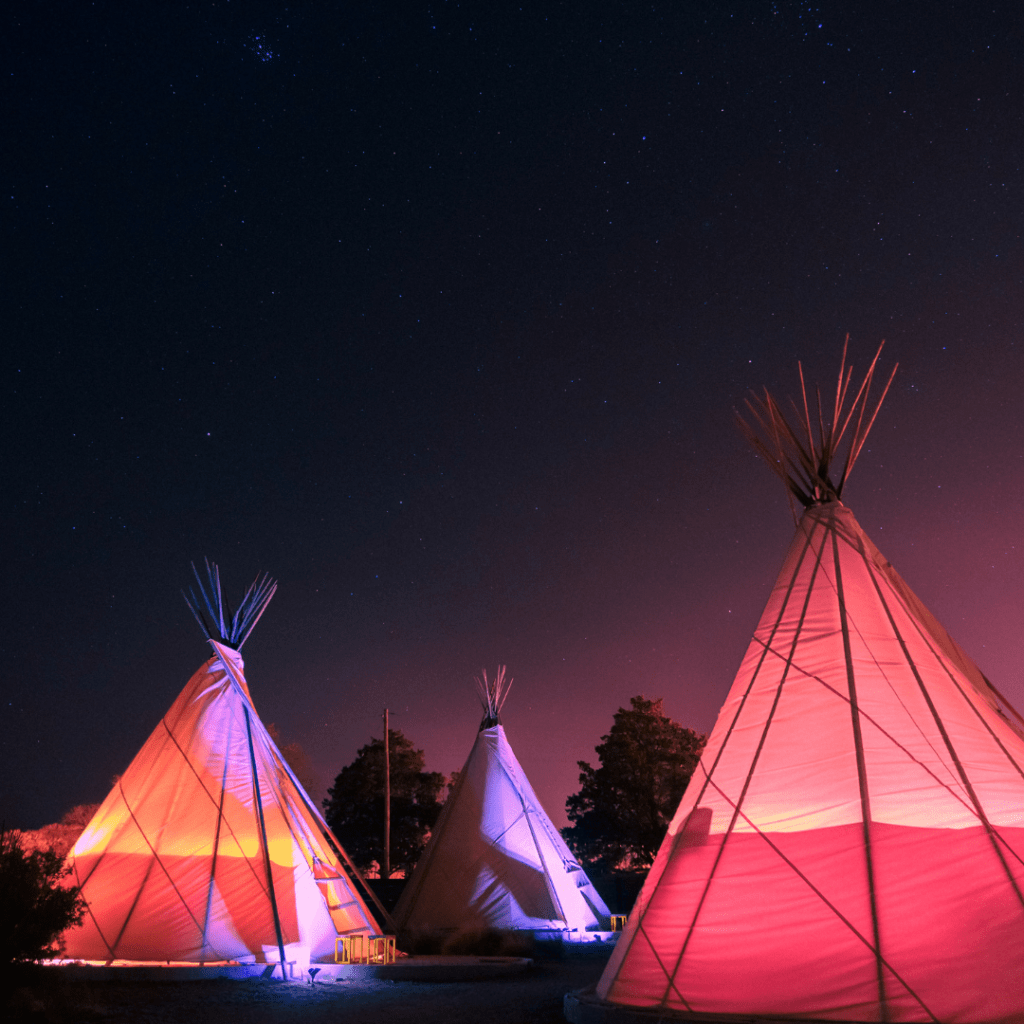 Marfa Texas representing unique road trip destinations